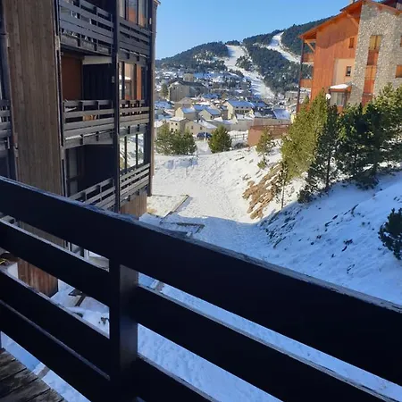 Studio Cabine Vue Sur Pistes Les Angles  Exterior foto